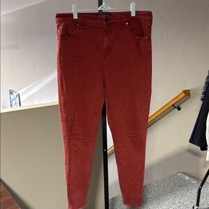 Liverpool Red Skinny Jeans Bold Style